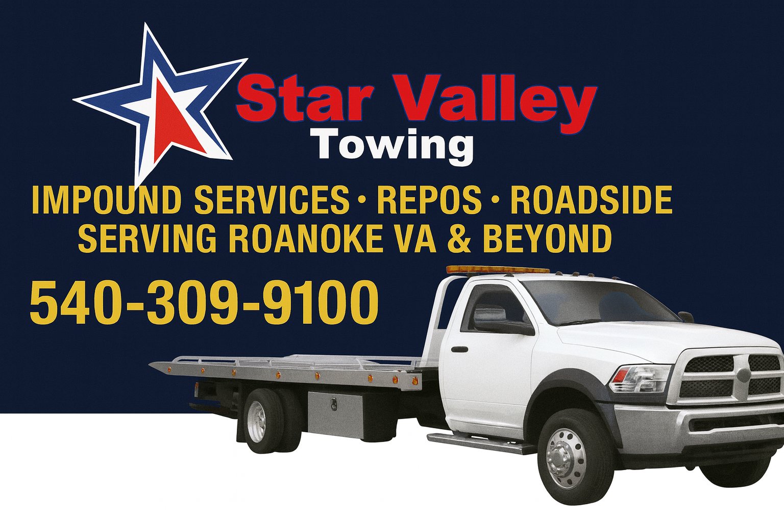 Star Valley Towing - Impound, Repos, Roadside - Roanoke VA